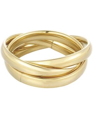 Adornia Tarnish Resistant Rolling 3-band Ring Set - Metallic