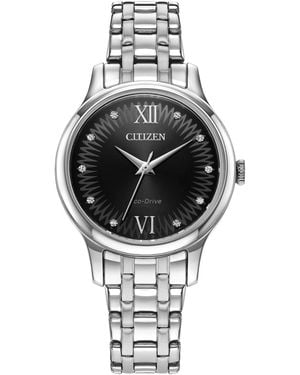Citizen Eco-drive Classic Stainless Steel Bracelet Watch 31mm - Gray