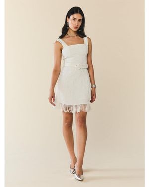 Eddy Sarah Bird Mini Dress - Natural