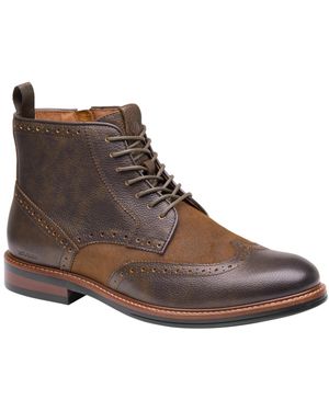 Johnston & Murphy Xc Durham Wingtip Boots - Brown