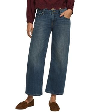 Lucky Brand Sweet Wide-leg Mid-rise Ankle Jeans - Blue