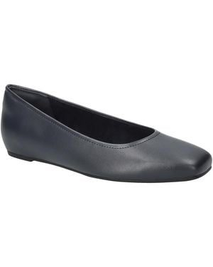 Easy Street Crescent Slip-on Ballet Flats - Blue