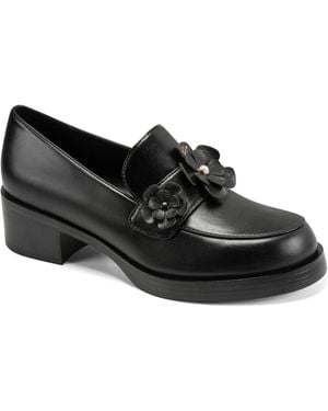 KARL LAGERFELD Camilia Fleur Loafers - Black