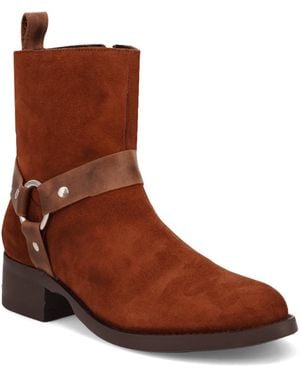 Dingo Matador Suede Leather Boot - Brown