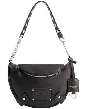 TRUE RELIGION Chain Handle Hobo - Black