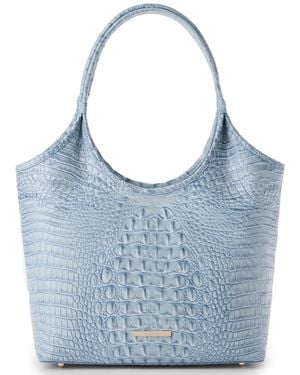 Brahmin Melora Alden Road Large Leather Tote - Blue