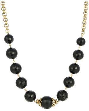 2028 Beaded Necklace - Black