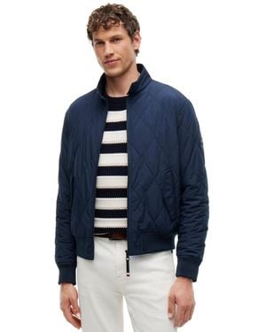 Tommy Hilfiger Packable Quilted Harrington Jacket - Blue