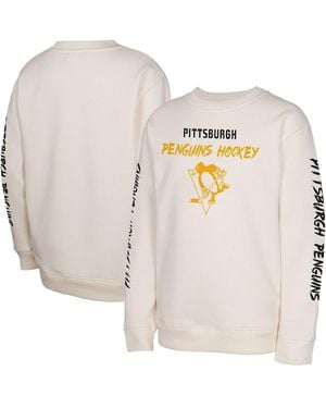 Outerstuff Big Boys And Girls Pittsburgh Penguins Star Power Pullover Sweatshirt - White