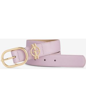 Giani Bernini Cut-out-logo Loop Pant Belt - Pink