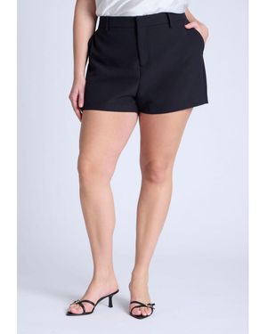 Eloquii Mini Suiting Short - Blue