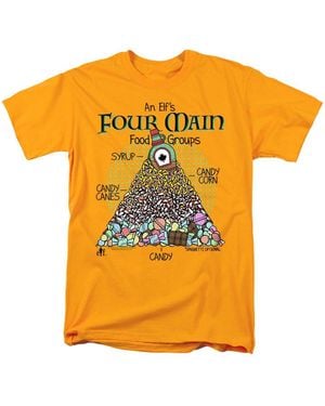 Elf Food Pyramid T-shirt - Orange