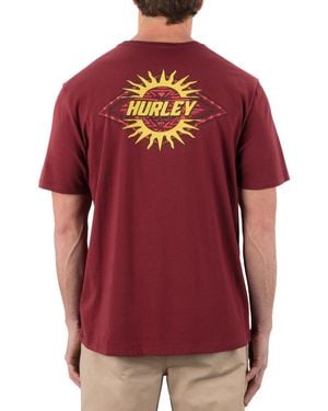 Hurley Outback Short Sleeve T-shirt - Red