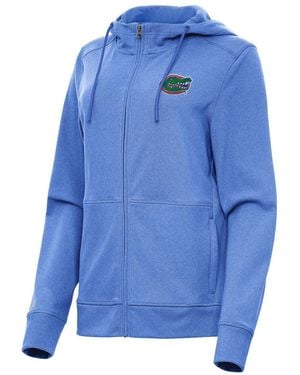 Antigua Florida Gators Seeker Full-zip Hoodie - Blue
