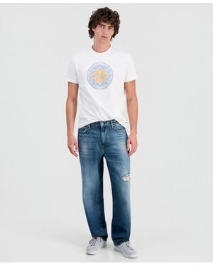 Guess Jett baggy Ripped Jeans - Blue