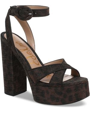 Sam Edelman Savannah Strappy Sandals - Black