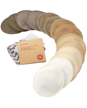KeaBabies 14pk Organic Nursing Pads - Natural