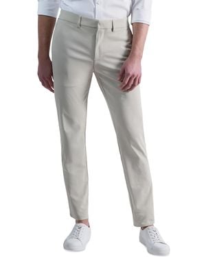 Kenneth Cole Slim-fit Knit Pants - Gray