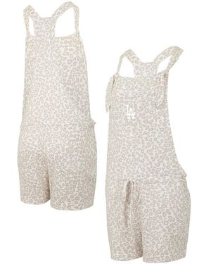 Concepts Sport Los Angeles Dodgers Montana Hacci Knit Romper - White