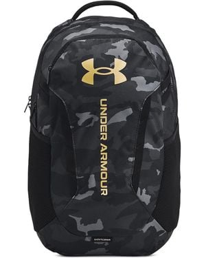 Under Armour Ua Hustle 6.0 Solid-color Backpack - Black