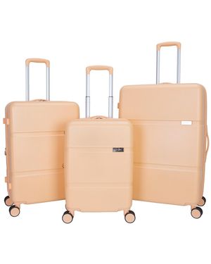 Jessica Simpson Sydney 3-pc. Hardside Spinner luggage Set - White