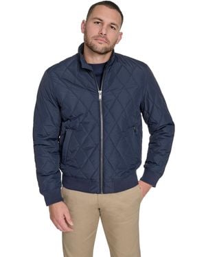 Dockers Quilted Bomber Jacket - Blue