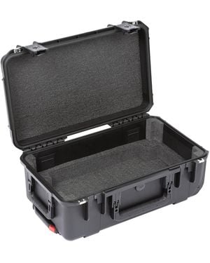 SkyB Iseries 2ru Injection Molded Fly Rack Waterproof Wheeled Case - Black