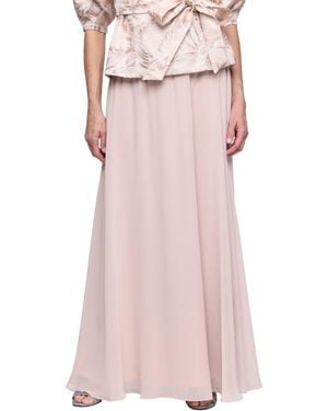Alex Evenings Petite Long Pull-on Skirt - Pink