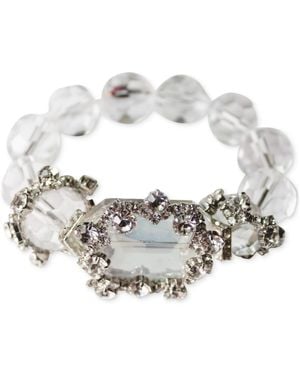 Michael Gabriel Designs Crystal Stone The Gilded Rih Bracelet - White