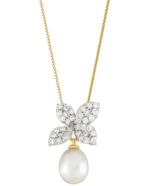 Grown With Love Cultured Freshwater Oval Pearl (7 - Metallic