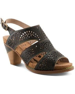 L'ARTISTE L`artiste Perfdfection S Leather Sandal - Brown