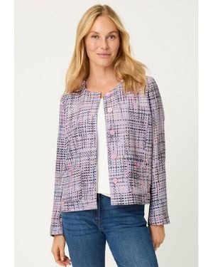 Olsen Tweed Jacket - Purple