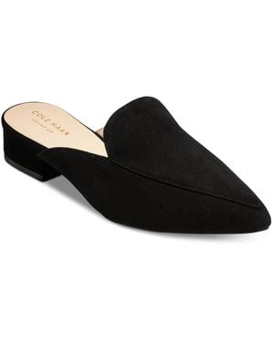 Cole Haan Piper Leather Mule - Black