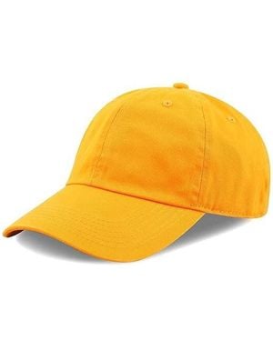 Multijoy Baseball Dad Hat Men Blank Washed Low Profile Cotton And Denim Upf 50+ Running Golf Cap Hat - Black