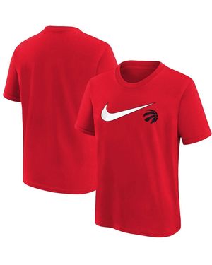 Nike Big Boys And Girls Toronto Raptors Swoosh T-shirt - Red