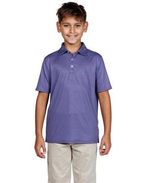 Tailorbyrd Boys Footballs Performance Polo - Blue