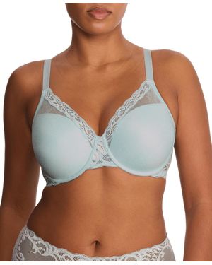 Natori Feathers Full Figure Contour Underwire Bra - Blue