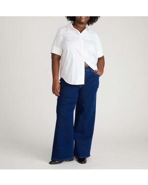 UNIVERSAL STANDARD Roxy Relaxed Bootcut Jeans - Blue