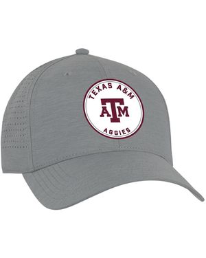 Ahead And Texas A&m aggies Brezo Perforated Curved-bill Baseball Cap - Gray