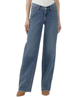Silver Jeans Co. Low-rise Wide-leg V-front Jeans - Blue