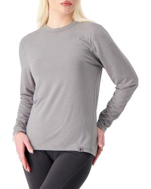 Heat Holders Ultra Lite Celine Ceramic Thermal Long Sleeve Top - Gray