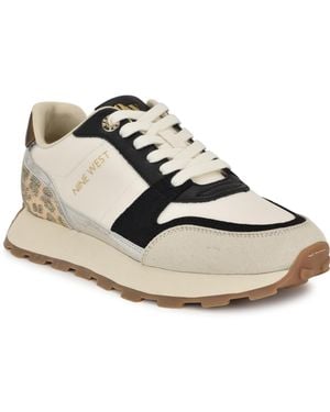 Nine West Kalah Casual Lace-up Sneakers - White