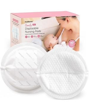 KeaBabies Comfy Dry Disposable Nursing Pads - White