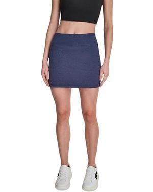 DKNY Sport Space-dye Pull-on Bike Skort - Blue