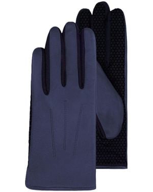 KESSLER Mia Grip Gloves Made From Premium Lambskin And Spandex - Blue
