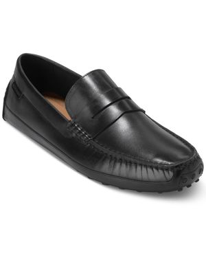 Cole Haan Davies Grand Slip On Driving Loafers in Black for  display picture 2