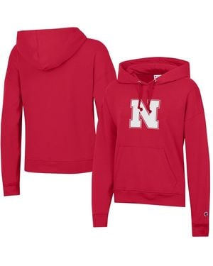 Champion New England Patriots Powerblend Hoodie - Red