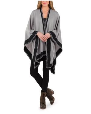 Patricia Nash Color Block Shawl - Black