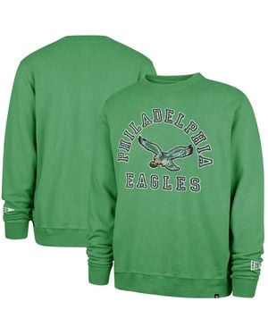 '47 Philadelphia Eagles Calderwood Well Worn French Terry Sweatshirt - Green
