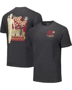 Image One And Florida State Seminoles Hyper Local Statue Stadium Nation T-shirt - Black